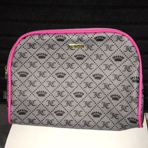 Juicy couture monogrammed dome makeup bag